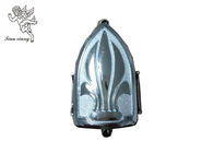 Esquina de plata fúnebre del ataúd de la decoración del ataúd del material plástico con los tubos del hierro