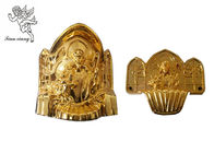 Materiales de Cristo A# PP de la esquina de ataúd del oro, proveedores de accesorios fúnebres